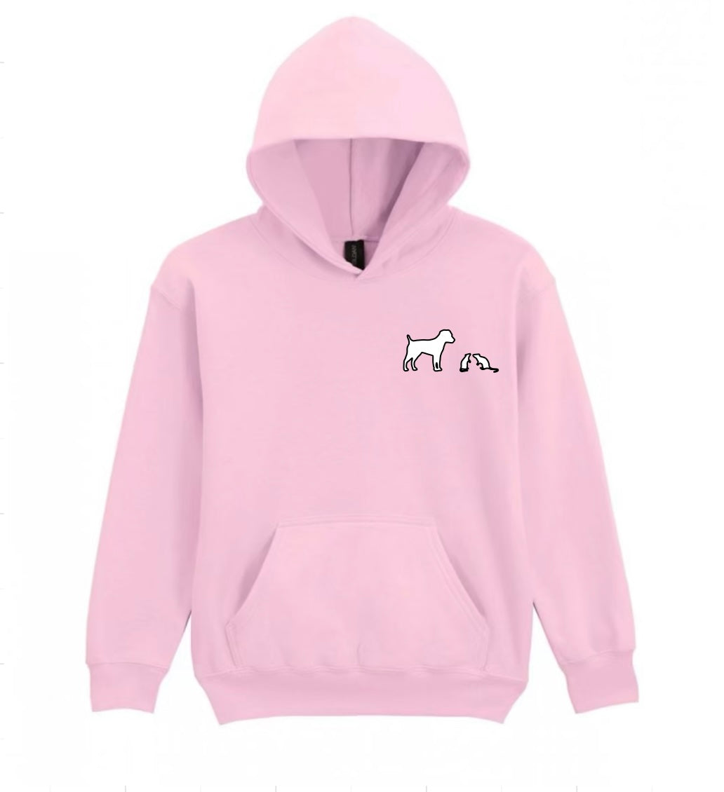 Kids Terrier Hooded Sweatshirt