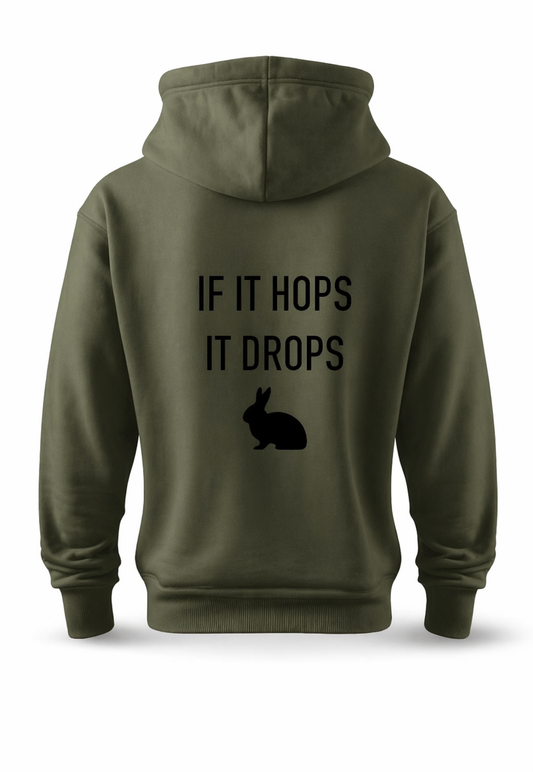 If It Hops It Drops Hooded Sweatshirt'