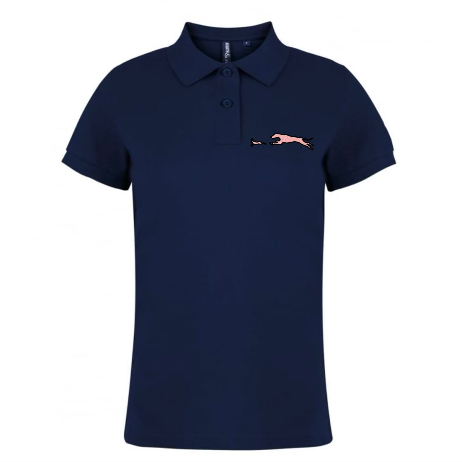 Women’s Embroided Lurcher Polo Shirt