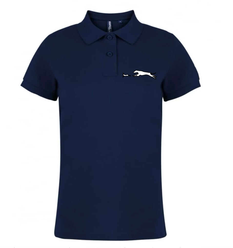 Women’s Embroided Lurcher Polo Shirt