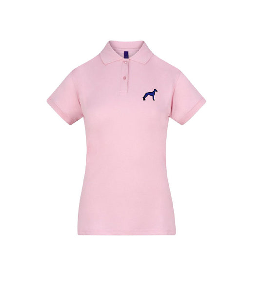 Women’s Embroided Whippet Polo Shirt