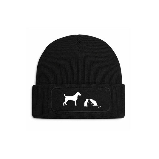 Patterdale - Patch Beanie - Black