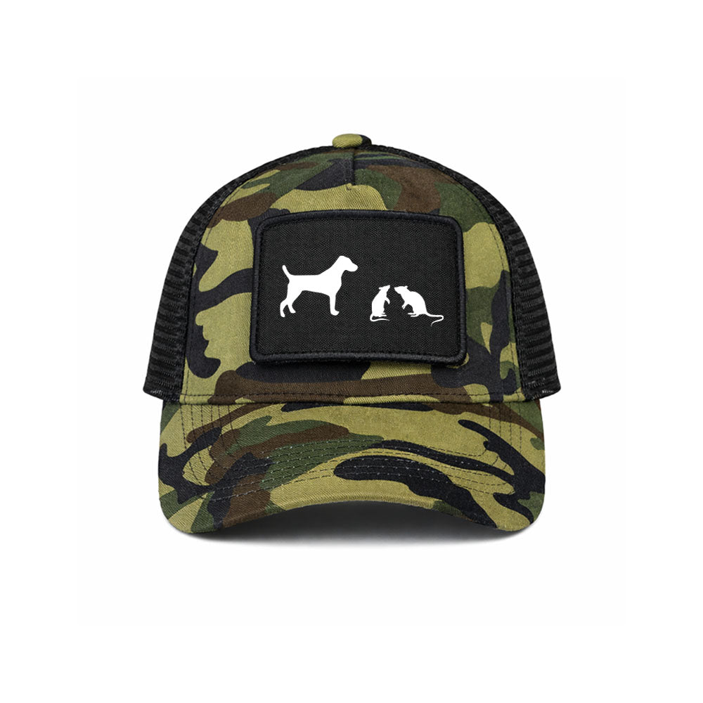 Terrier Patch Trucker Cap - Camo