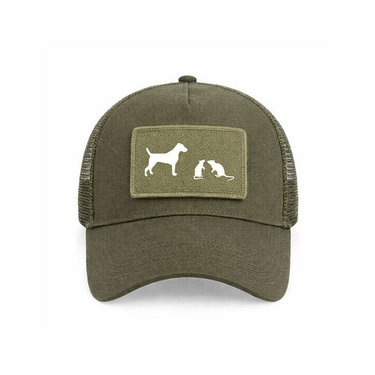 Patterdale Patch Trucker Cap - Military Green