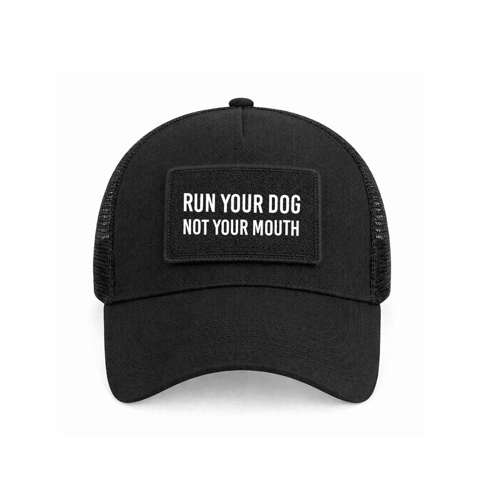 Run Your Dog Patch Trucker Cap